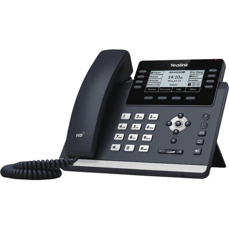 Yealink SIP-T43U IP Phone - Corded - Corded - Wall Mountable, Desktop - Classic Gray — 1301202