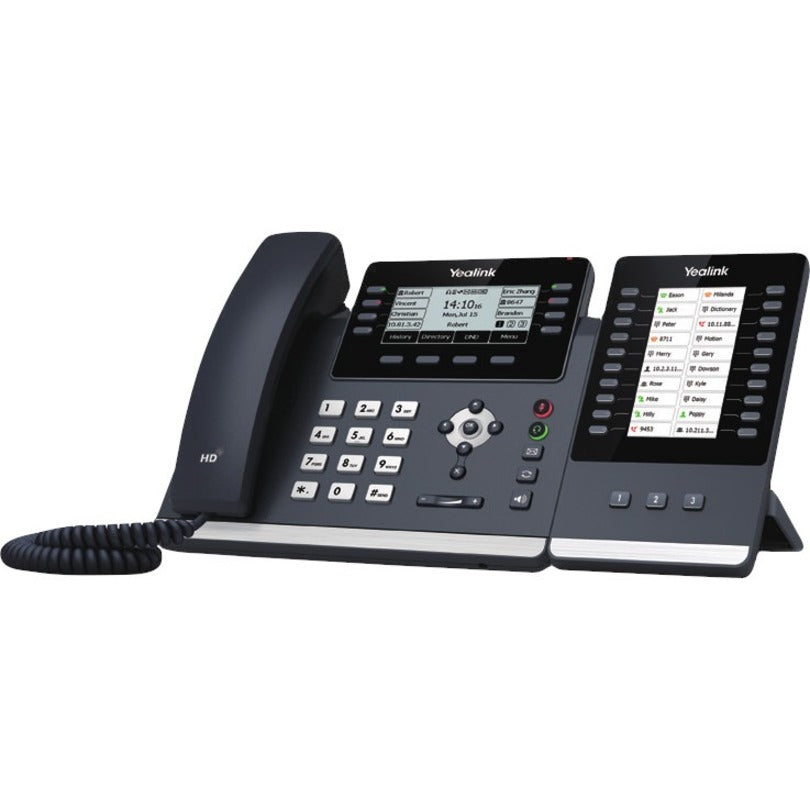Yealink SIP-T43U IP Phone - Corded - Corded - Wall Mountable, Desktop - Classic Gray — 1301202
