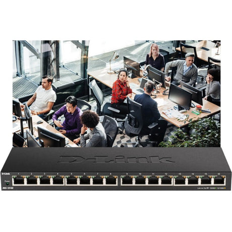 D-Link 16-Port Gigabit Desktop Switch — DGS-1016S