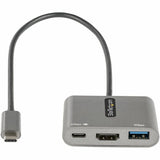 StarTech.com USB C Multiport Adapter, USB-C to HDMI 4K, 100W PD Pass-Through, USB 3.0 Hub 5Gbps (1xC/1xA), USB-C Mini Dock/Travel Dock — CDP2HDUACP2