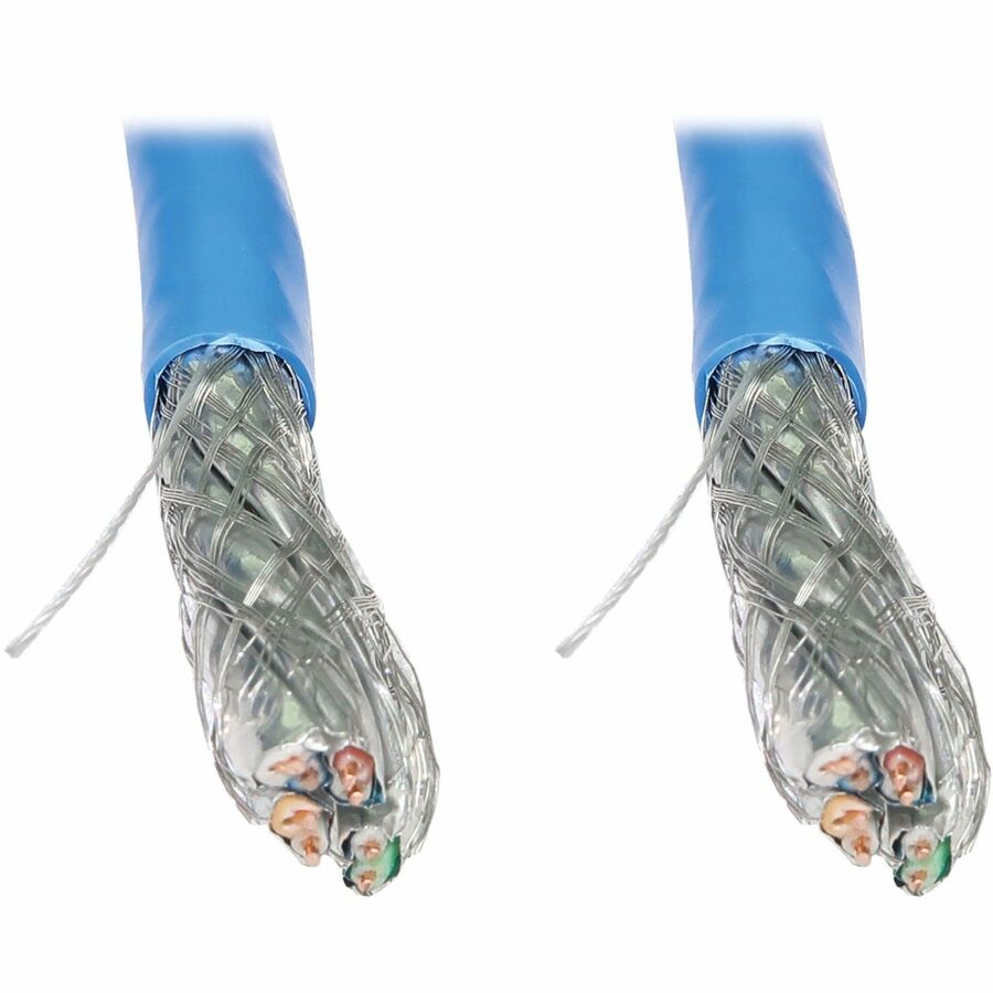Eaton Tripp Lite Series Cat8 25G/40G Solid Core S/FTP Bulk Ethernet Cable, CMR Rated, Blue, 1000 ft. (305 m) — N226-01K-BL