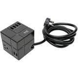 Eaton Tripp Lite Series Safe-IT 3-Outlet Cube Surge Protector, 5-15R Outlets, 6 USB Charging Ports, 8 ft. (2.4 m) Cord, Antimicrobial Protection — TLP368CUBEUAM