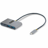 StarTech.com 4-Port USB-C Hub with 100W Power Delivery Pass-Through, 2x USB-A + 2x USB-C, 5Gbps, 1ft/30cm Long Cable, Portable USB 3.0 Hub — 5G2A2CPDB-USB-C-HUB