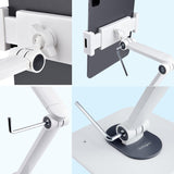 StarTech.com Adjustable Tablet Stand for Desk, Up to 1kg, Universal Tablet Stand Holder Desk/Wall, Ergonomic Articulating Tablet Mount — ADJ-TABLET-STAND-W