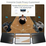 StarTech.com 4-Way Privacy Screen For 13-inch Surface Pro 8/9/X Laptop, For Portrait/Landscape, Touch-Enabled, +/- 30 Deg. View, Matte — 13SP-PRIVACY-SCREEN