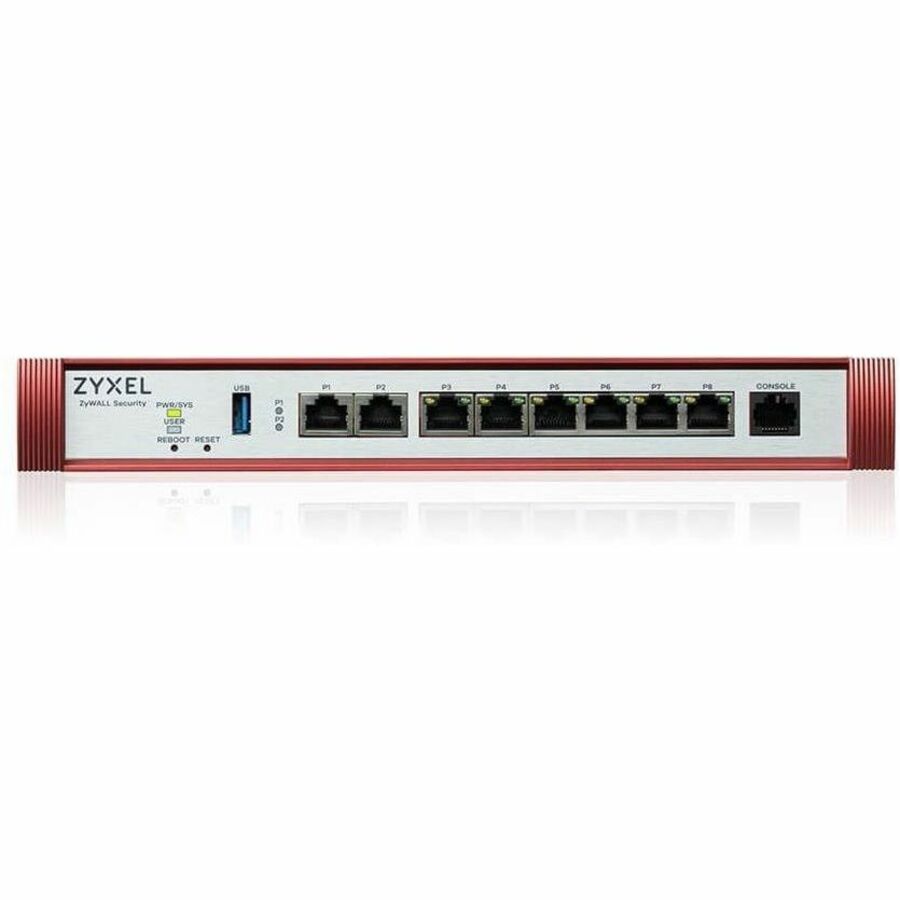 ZYXEL USGFLEX200HP - High Speed UTM Cyber Security and VPN Firewall | Hardware Only | 1 PoE+ 30W Port | Nebula Cloud Option | 2 Multi-Gig 2.5G Ports — USGFLEX200HP