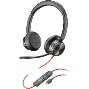Poly Blackwire 8225 Stereo USB-C Headset +USB-C/A Adapter — 8X223AA