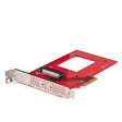 StarTech.com U.3 to PCIe Adapter Card, PCIe 4.0 x4 Adapter For 2.5" U.3 NVMe SSDs, SFF-TA-1001 PCI Express Add-in Card, TAA Compliant\n — PEX4SFF8639U3