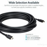 StarTech.com 35ft In Wall Plenum Rated HDMI Cable, 4K High Speed Long HDMI Cord w/ Ethernet, 4K30Hz UHD, 10.2 Gbps, HDMI 1.4 Display Cable — HDPMM35