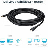 StarTech.com 35ft In Wall Plenum Rated HDMI Cable, 4K High Speed Long HDMI Cord w/ Ethernet, 4K30Hz UHD, 10.2 Gbps, HDMI 1.4 Display Cable — HDPMM35