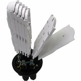 Eaton Tripp Lite Series Fiber Splice Dome Enclosure - 6 Splicing Trays, 576 Fiber Capacity, IP68 Rated — N600D-0576-6