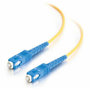 C2G-20m SC-SC 9/125 OS1 Simplex Singlemode PVC Fiber Optic Cable - Yellow — 34730