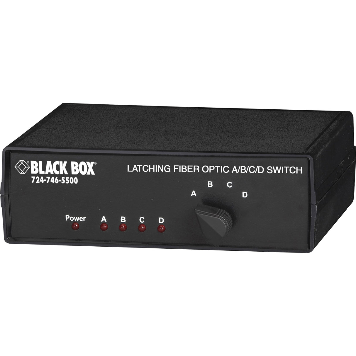Black Box Fiber Optic A/B/C/D Desktop Switch - Latching, ST Multimode — SW1005A