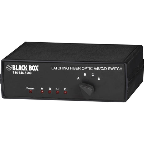 Black Box Fiber Optic A/B/C/D Desktop Switch - Latching, ST Multimode — SW1005A