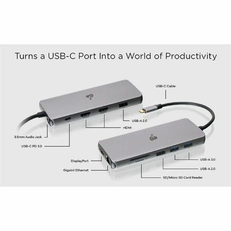 IOGEAR USB-C Triple HD Compact Dock — GUD3C4K3P