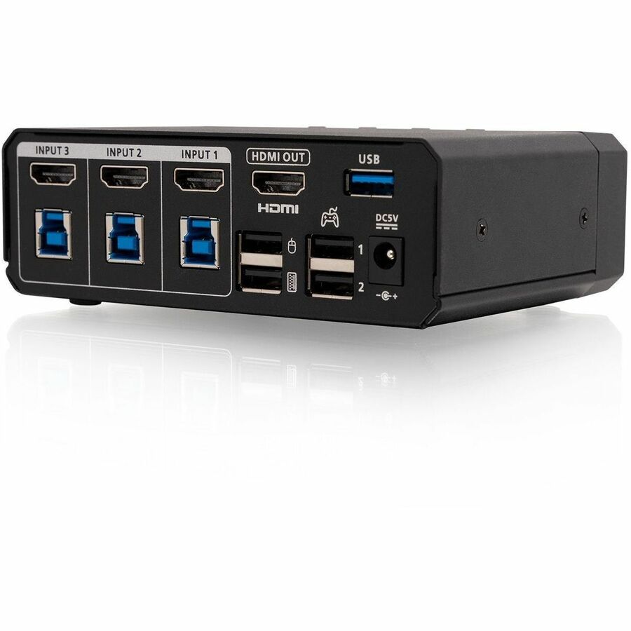 IOGEAR Nexus 3-Port 4K HDMI KVM Switch for PC & Game Consoles — GCS1337