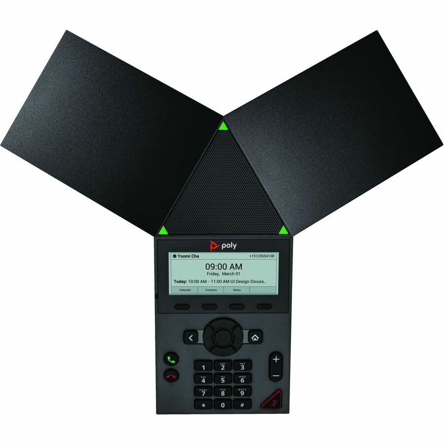 Poly Trio 8300 IP Conference Station - Corded - Wi-Fi, Bluetooth - Black — 849A0AA#AC3