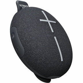 ULTIMATE EARS MINIROLL Ultra-Portable Waterproof Bluetooth Speaker, Big Bass, IP67 Dustproof, 131 ft (40 m) Range - Gentle Black — 984-002015