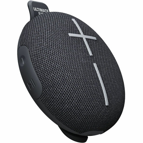 ULTIMATE EARS MINIROLL Ultra-Portable Waterproof Bluetooth Speaker, Big Bass, IP67 Dustproof, 131 ft (40 m) Range - Gentle Black — 984-002015