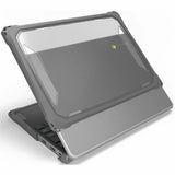 Extreme Shell-F3 Slide Case for Lenovo 100e G4 Chromebook 11" (ver 83G8 & 83G9 only) (Gray/Clear) — LNESF3100EG4GRY