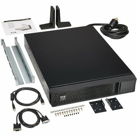 Eaton Tripp Lite Series SmartPro 3000VA 3000W 120V Line-Interactive Sine Wave UPS - 7 Outlets, Extended Run, Network Card Option, LCD, USB, DB9, 2U Rack/Tower, TAA — SMART3000RXLTAA