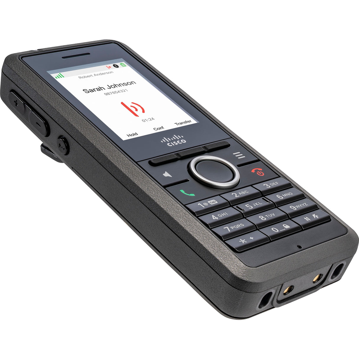 Cisco 6825 IP Phone - Cordless - Corded/Cordless - DECT, Bluetooth - 3 Multiple Conferencing - Wall Mountable, Tabletop — CP-6825-3PC-NA-K9=