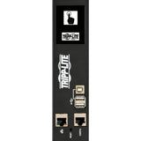 Eaton Tripp Lite Series 14.4kW 208V 3PH Monitored Per-Outlet PDU - LX Interface, Gigabit, 18 Outlets, 50A CS8365C Input, LCD, 1.8 m Cord, 0U 1.8 m Height, TAA — PDU3EVNR6H50A