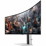 Samsung Odyssey G9 S49CG934SN 49" Class Dual Quad HD (DQHD) Curved Screen Gaming OLED Monitor - 32:9 - Silver — S49CG934SN