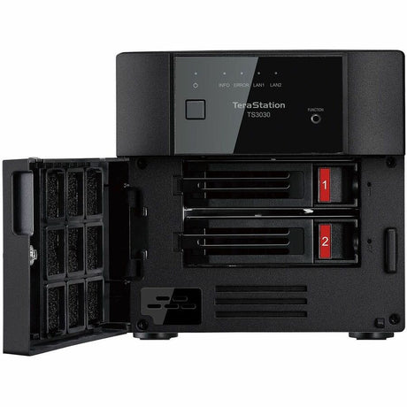 BUFFALO TeraStation 3230DN 2-Bay Secure SMB Desktop NAS 8TB (2x4TB) with Hard Drives Included — TS3230DN0802