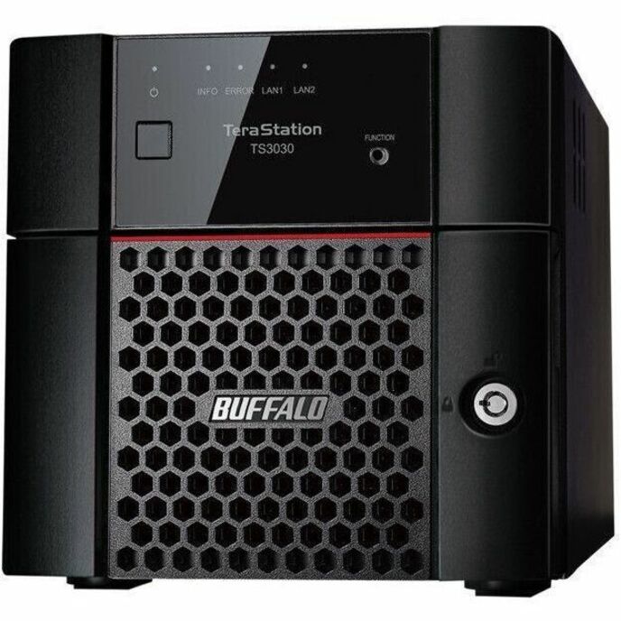 BUFFALO TeraStation 3230DN 2-Bay Secure SMB Desktop NAS 8TB (2x4TB) with Hard Drives Included — TS3230DN0802