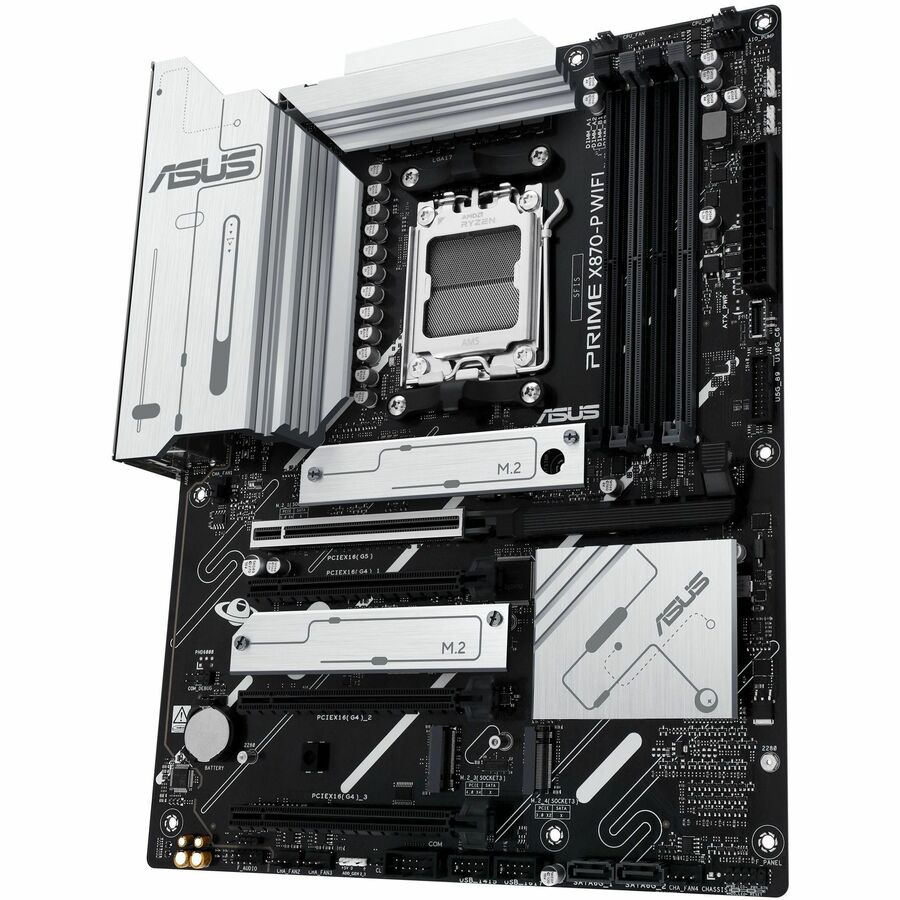 Asus Prime X870-P WIFI Gaming Desktop Motherboard - AMD X870 Chipset - Socket AM5 - ATX — PRIME X870-P WIFI
