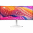 MSI Modern MD342CQPW 34" Class UW-QHD Curved Screen LCD Monitor - 21:9 - Black, White — ModernMD342CQPW