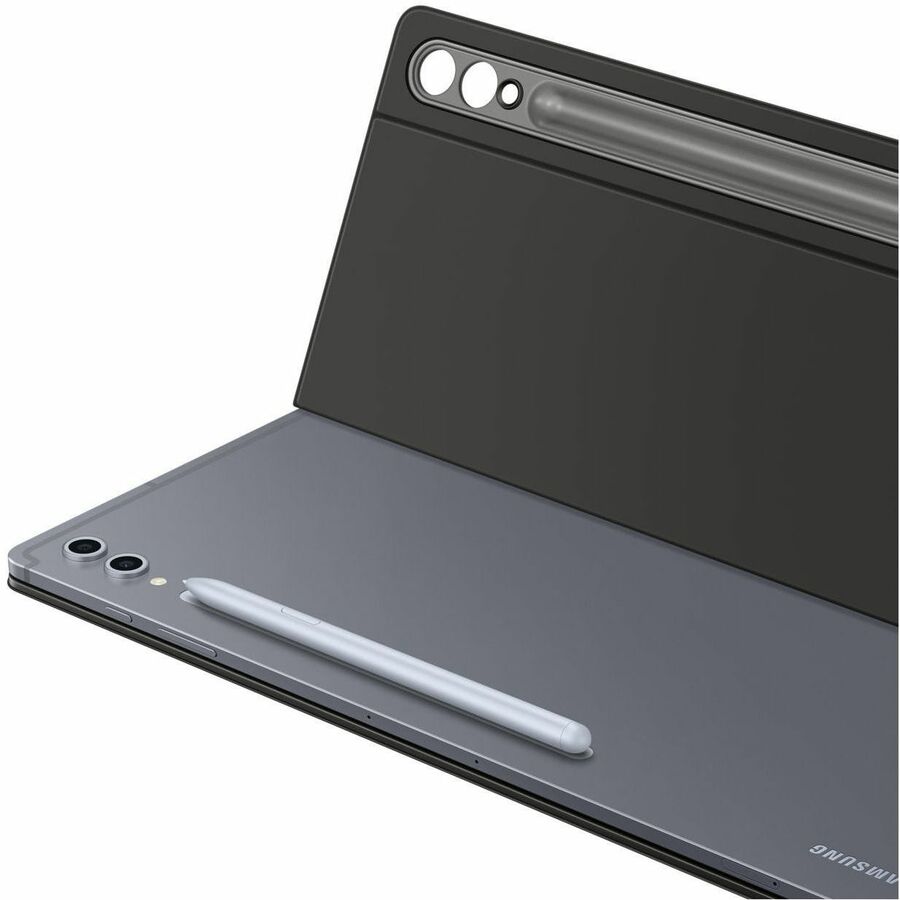 Samsung Keyboard/Cover Case (Book Fold) Samsung Galaxy Tab S10 Ultra, Galaxy Tab S9 Ultra Tablet - Black — EF-DX920UBEGUJ