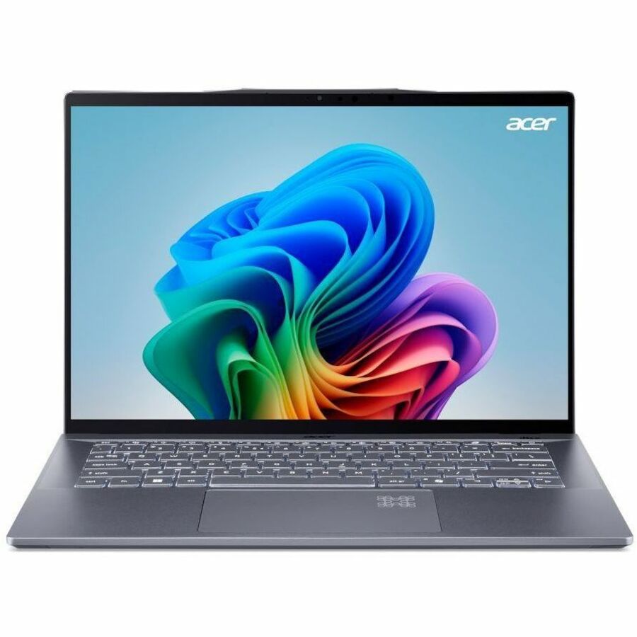 Acer Swift 14 AI SF14-11T SF14-11T-X53K 14.5" Touchscreen Copilot+ PC Notebook - WQXGA - Qualcomm Snapdragon X Elite X1E-78-100 - 16 GB - 1 TB SSD - English Keyboard - Iron — NX.KZWAA.004