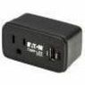 Eaton Tripp Lite Series Power It! 1-Outlet Universal Travel Charger and Power Strip - 5-15R Outlet, USB-C and USB-A Ports, 32W PD Charging, 5-15P Direct Plug-In, Black — SK10C32B