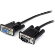 StarTech.com 3m Black Straight Through DB9 RS232 Serial Cable - M/F — MXT1003MBK