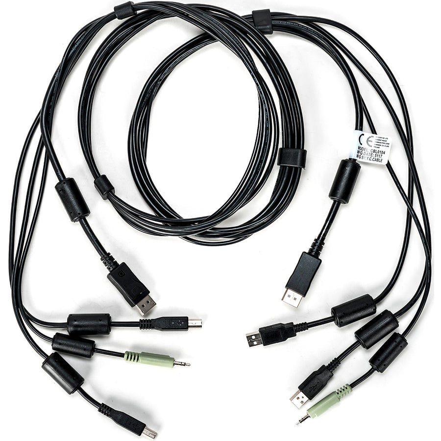 Vertiv Avocent USB Keyboard and Mouse, DisplayPort and Audio Cable, 6 ft. for Vertiv Avocent SV and SC Series Switches — CBL0104