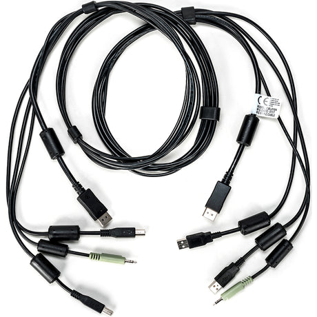 Vertiv Avocent USB Keyboard and Mouse, DisplayPort and Audio Cable, 6 ft. for Vertiv Avocent SV and SC Series Switches — CBL0104