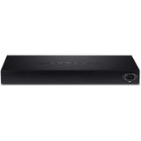 TRENDnet 20-Port Gigabit Web Smart 370W PoE+ Switch; TPE-1620WSF; 16 Gigabit PoE+ Ports; 4 Shared Gigabit Ports(RJ-45 or SFP); 370W PoE Budget;Managed PoE+ Ethernet Network Switch; Lifetime Protection — TPE-1620WSF