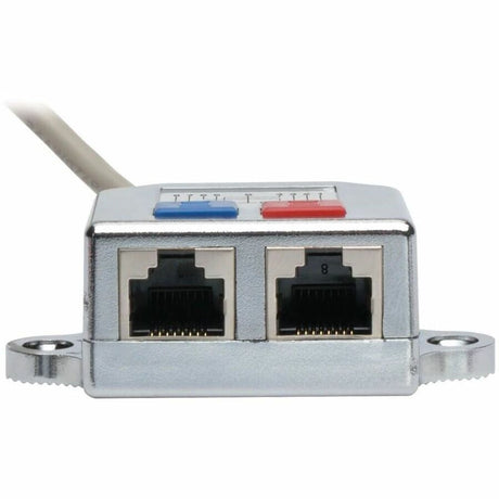 Eaton Tripp Lite Series 2-to-1 RJ45 Network Signal Splitter (M/2xF) - 10/100 Mbps Ethernet, Cat5/Cat5e, 6 in. (15 cm) — N035-001