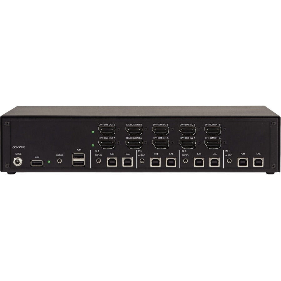 Black Box Secure NIAP 4.0 Certified KVM Switch - FlexPort HDMI/DisplayPort — KVS4-2004HVX
