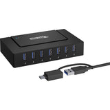 7 Port USB Charging Hub for Laptops with USB-C or USB 3.0 — USBC-HUB7BC