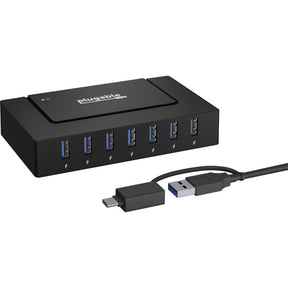 7 Port USB Charging Hub for Laptops with USB-C or USB 3.0 — USBC-HUB7BC