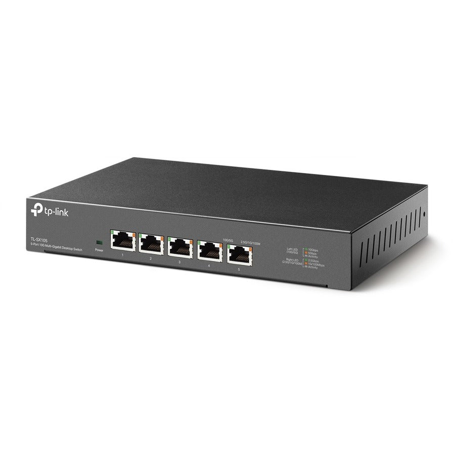 TP-Link TL-SX105 - 5 Port 10G/Multi-Gig Unmanaged Ethernet Switch — TL-SX105