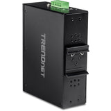 TRENDnet 4-Port Fast Ethernet Industrial Modbus Gateway, 4 x Serial DB-9 Ports, 2 x Fast Ethernet Ports, Up to 100m (328 ft), IP30 Rated Housing, Extreme Temperature Protection, Black, TI-M42