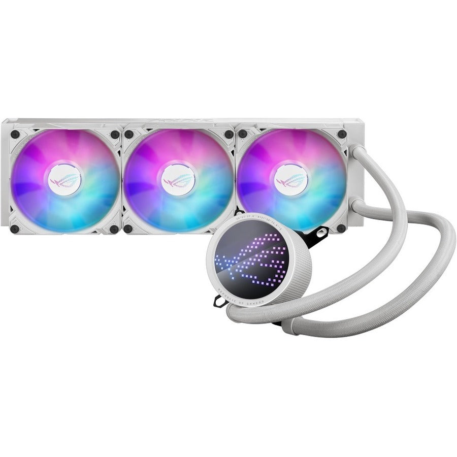 Asus ROG Ryuo III 240 ARGB Cooling Fan/Radiator/Water Block/Pump - 3 Pack — ROG-RYUO-III-360-ARGB-WHT