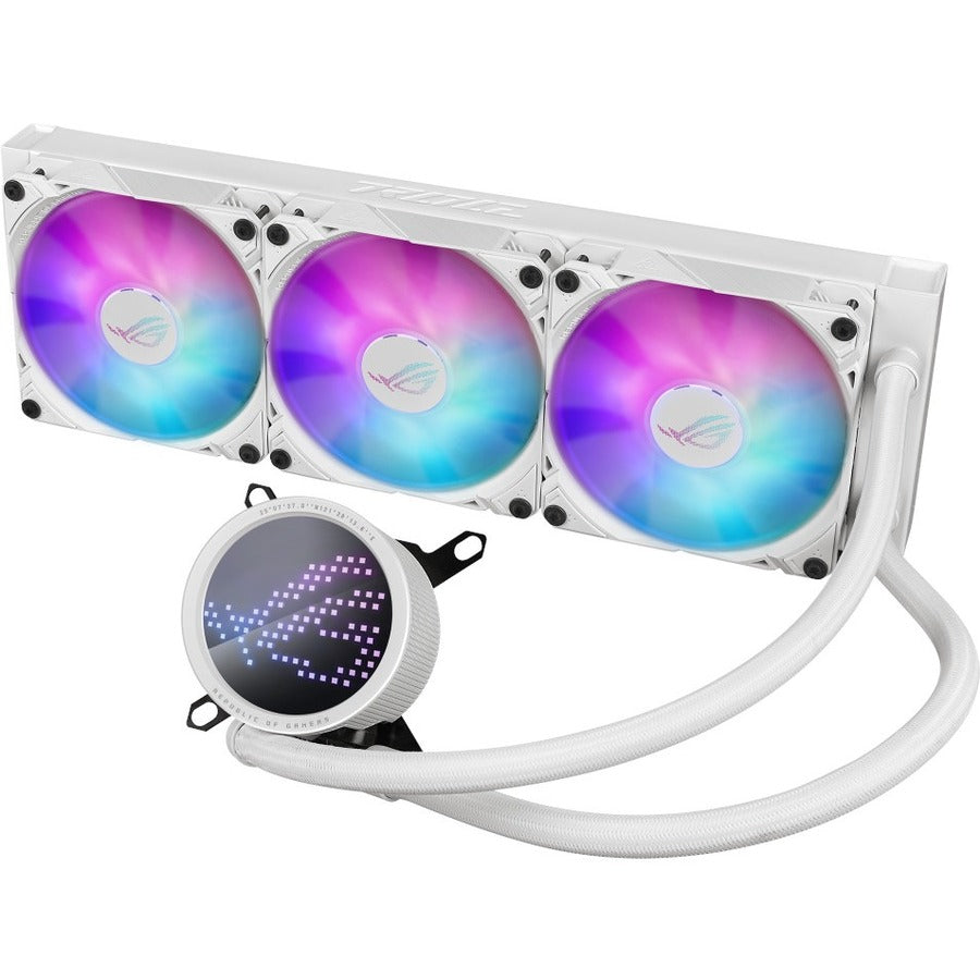 Asus ROG Ryuo III 240 ARGB Cooling Fan/Radiator/Water Block/Pump - 3 Pack — ROG-RYUO-III-360-ARGB-WHT