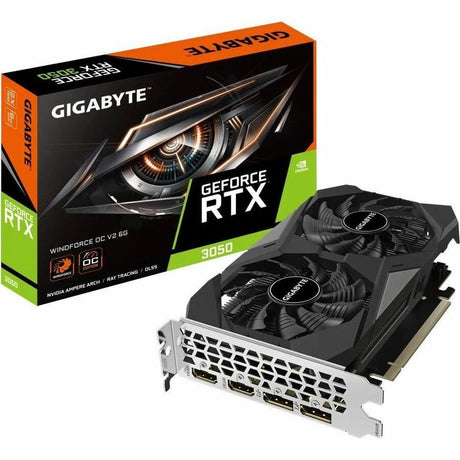 Gigabyte NVIDIA GeForce RTX 3050 Graphic Card - 6 GB GDDR6 — GV-N3050WF2OCV2-6GD