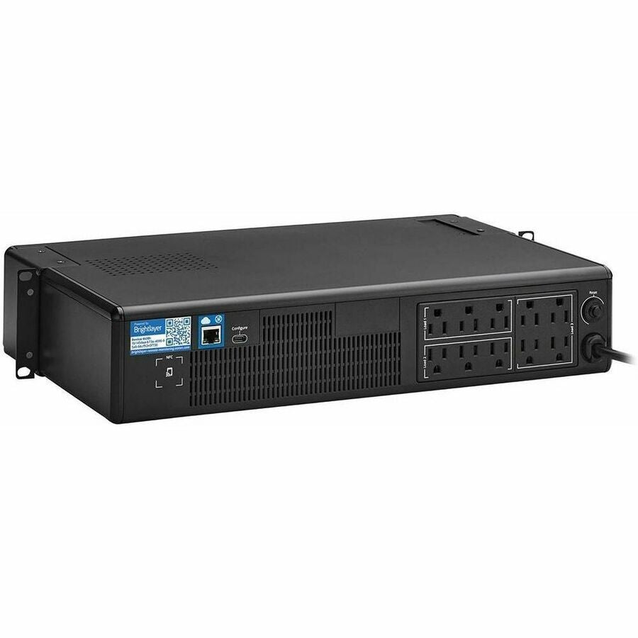 Eaton Tripp Lite Series 1000VA 750W 120V Line-Interactive Cloud-Connected UPS with Remote Monitoring - 10 NEMA 5-15R Outlets (Surge and Battery Backup), LCD, 5-15P Plug, 2U Rack/Tower — SMART1000LCDNC