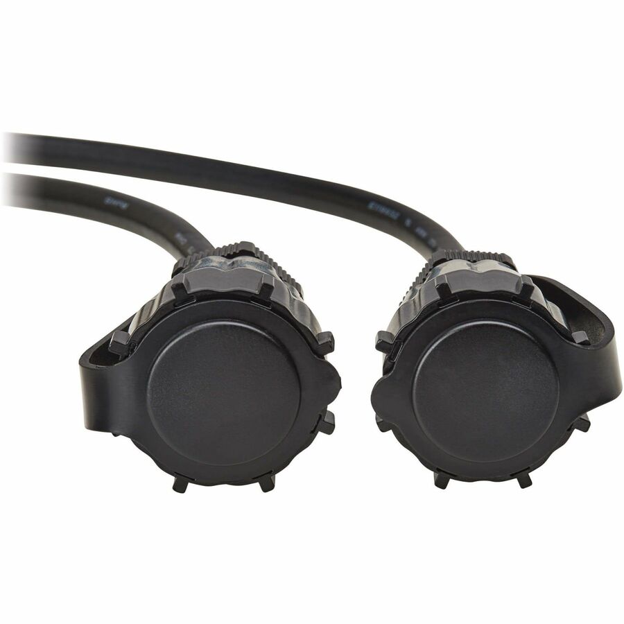 Eaton Tripp Lite Series Rigid Industrial RF Coaxial Cable (M/M) - IP68, BNC Connectors, 10 ft. (3.1 m), Black — A200-010-BNC